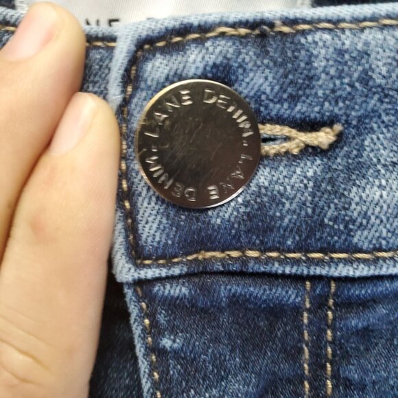 Lane Bryant Jeans Womens Size 18 Blue High-Rise Skinny Straight Fit Flex Magic - Picture 10 of 13